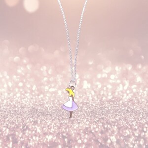 Alice inspired Necklace - Alice in necklaces wonderland - Silver Plated - FAST SHIPPING!!