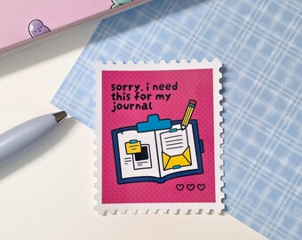 sorry i need this for my journal stamp glossy vinyl sticker
