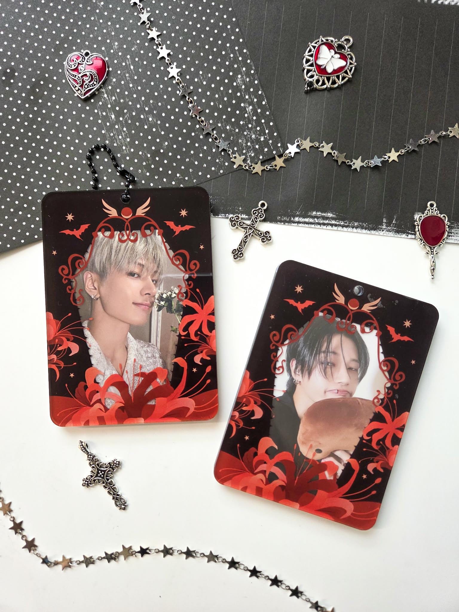 Till Death Do Us Part Acrylic Photocard Holder | Kpop Spider Lily