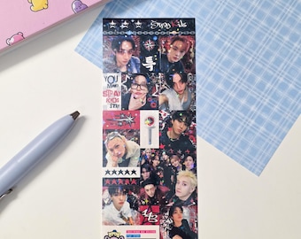 stray kids deco holo star sheet | aesthetic cute purikura insp skz sticker sheet