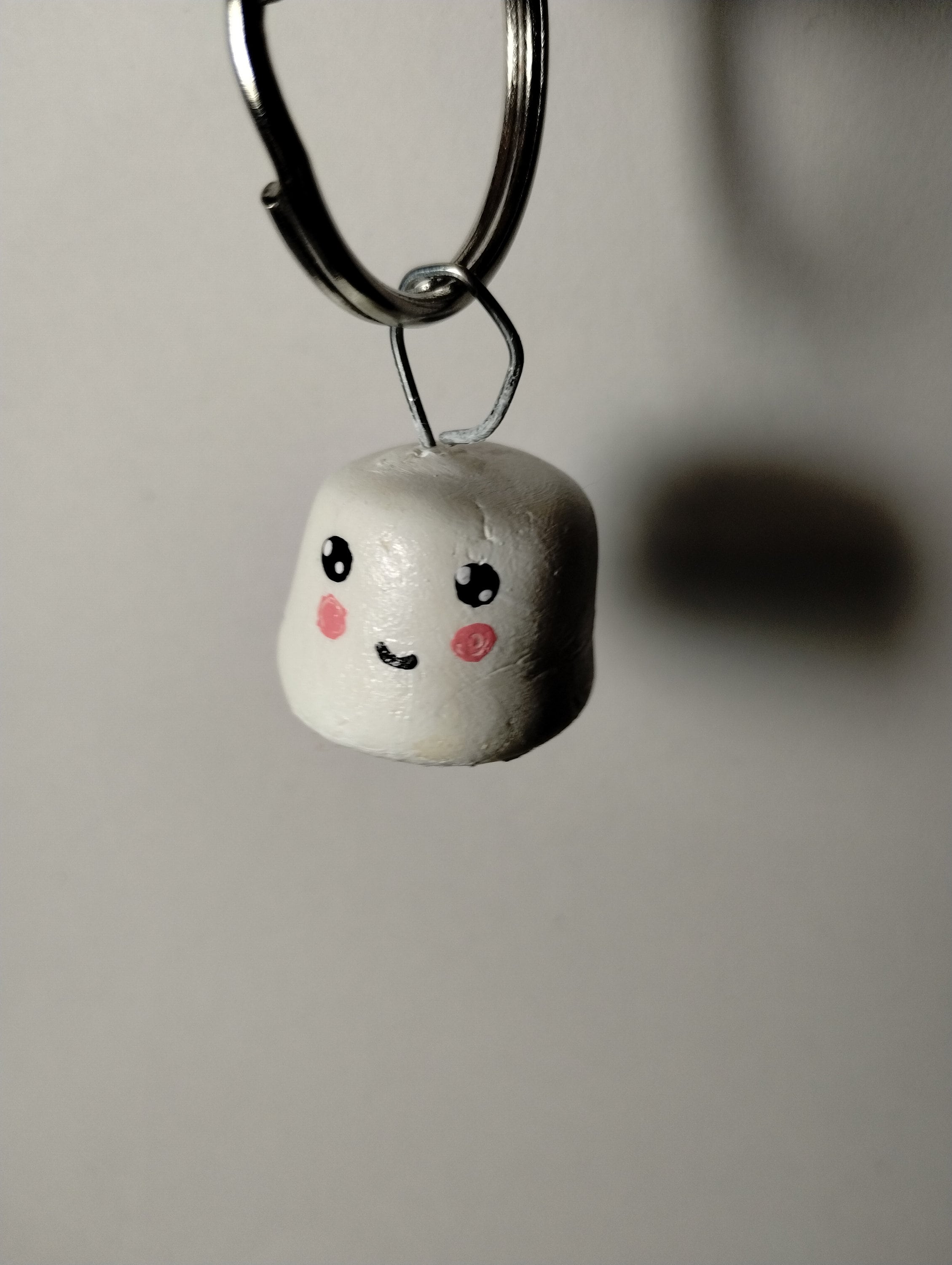 ONE Kawaii Marshmallow, Polymer Clay Keychain, White Marshmallow, Pink  Marshmallow, Toasted Marshmallow, 