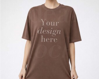 Espresso Comfort Colors 1717 Mockup Modell C1717 Shirt Mockups