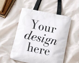 AOP Tote Bag Mockup Printify Einkaufstasche Mockups JPG