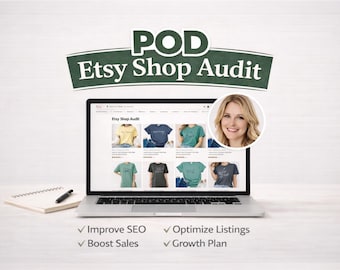 Etsy Shop Prüfung | Etsy-SEO-Audit | Etsy-Artikel überprüfen | POD Shop-Analytik | Etsy Shopkritik | Etsy Seo Hilfe