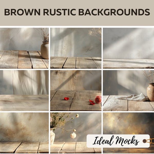 Rustic Background Mockups JPG