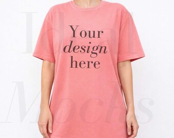 Watermelon Comfort Colors 1717 Tshirt Mockup Trendy C1717 Modell Shirt Mockups