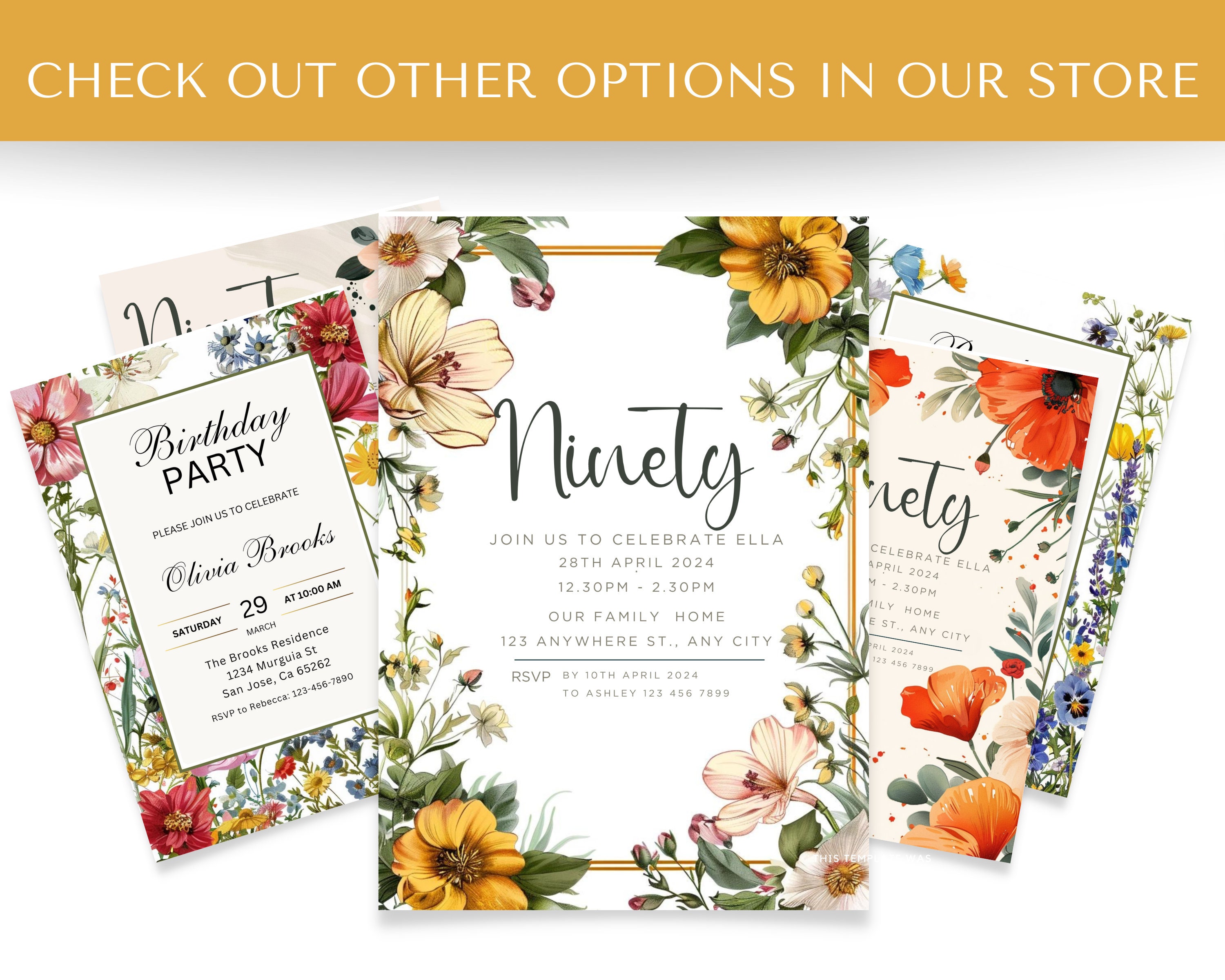 95th Birthday Invitation 95th Birthday for Mom 95th Birthday for 95th Birthday Invitation 95th Birthday for Mom 95th Birthday for