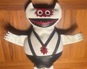 Vintage 1960s Original Nauga Monster- Larger Size Naugahyde