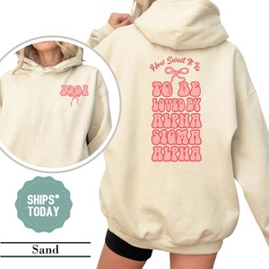 Alpha Sigma Alpha Cherish Crew Sorority Sweatshirt -  Sweatshirt - Sorority Gifts - Sorority Merch - Big Little Sorority - Sorority Letters