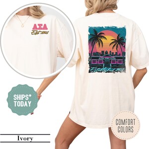 Alpha Sigma Alpha Greek Haven Sorority T-Shirt - ASA Comfort Colors Sorority Shirts - Big Little Reveal Sorority Gifts - College Greek Shirt