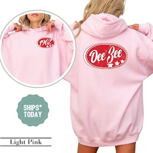 Delta Zeta Crimson Flash Sorority Sweatshirt - Dee Zee Merch - Big Little Basket - Sorority Letters - Cute Sorority Hoodie