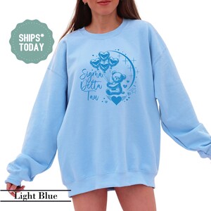 Sigma Delta Tau Balloon Buddy Sorority Sweatshirt - Sig Delt Sorority Merch - Greek Gifts - Big Little Sweatshirt - Sorority Apparel