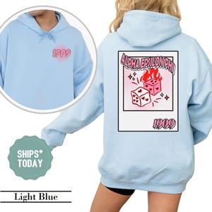 Alpha Epsilon Phi Hot Roll Sorority Sweatshirt - AEPHI Greek Sweatshirt - Big Little Sorority Gifts - Sorority Apparel - Bid Day Gifts