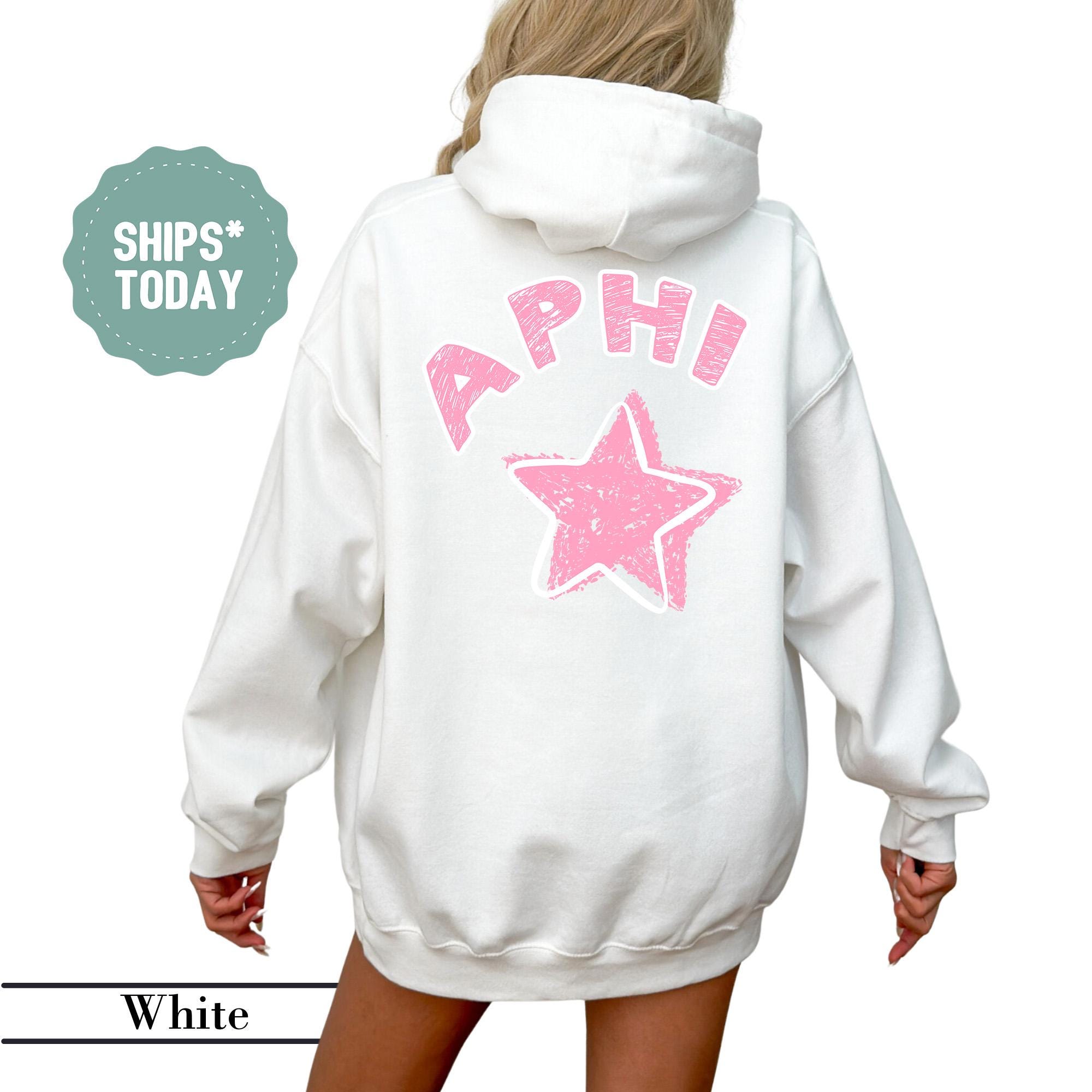 Alpha Phi Doodle Star Sorority Sweatshirt - APHI Sorority Letters - Big ...