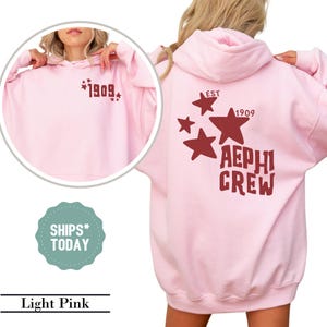 Alpha Epsilon Phi Greek Crew Sorority Sweatshirt - AEPHI Merch - Sorority Crewneck - Big Little Reveal - Sorority Apparel - Sorority Gift