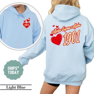 Alpha Sigma Alpha Popping Heart Sorority Sweatshirt -  Merch - Alpha Sigma Alpha Crewneck Sweatshirt - Sorority Gifts - Greek Apparel
