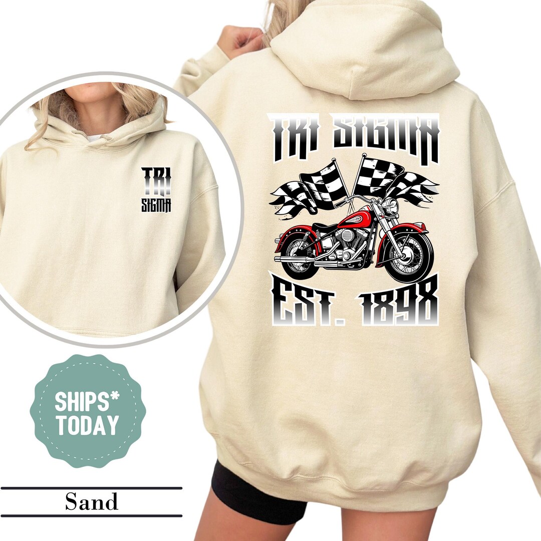 Sigma Sigma Sigma Checkered Riders Sorority Sweatshirt - Tri Sigma ...