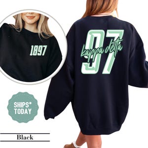 Kappa Delta Green Font Sorority Sweatshirt - Kay Dee Sorority Letters - Kappa Delta Sweatshirt - Sorority Gifts - Sorority Merch