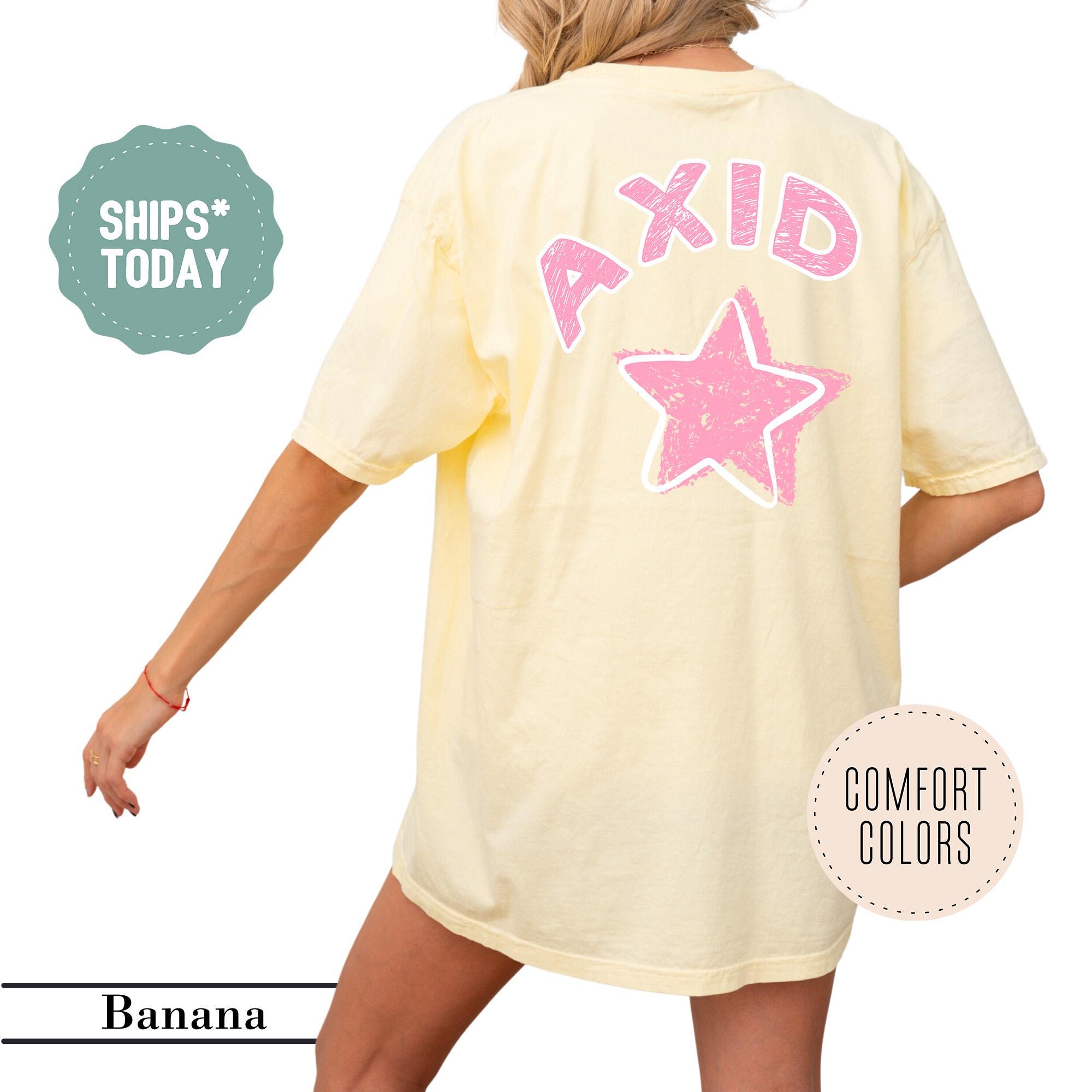 Alpha Xi Delta Doodle Star Sorority T-shirt - AXID Sorority Letters ...