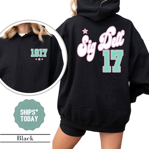 Sigma Delta Tau Classic Squad Sorority Sweatshirt - Sig Delt Crewneck Sweatshirt - Sorority Letters - Big Little Merch - Sorority Hoodie