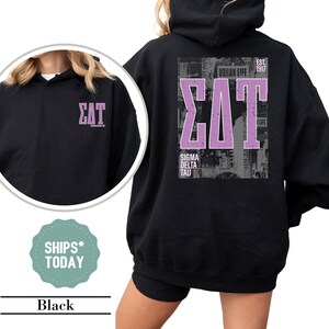Sigma Delta Tau Greek Beat Sorority Sweatshirt - Sig Delt Sweatshirt - Big Little Reveal Sorority Gifts - Sorority Crewneck - Cozy Sweater