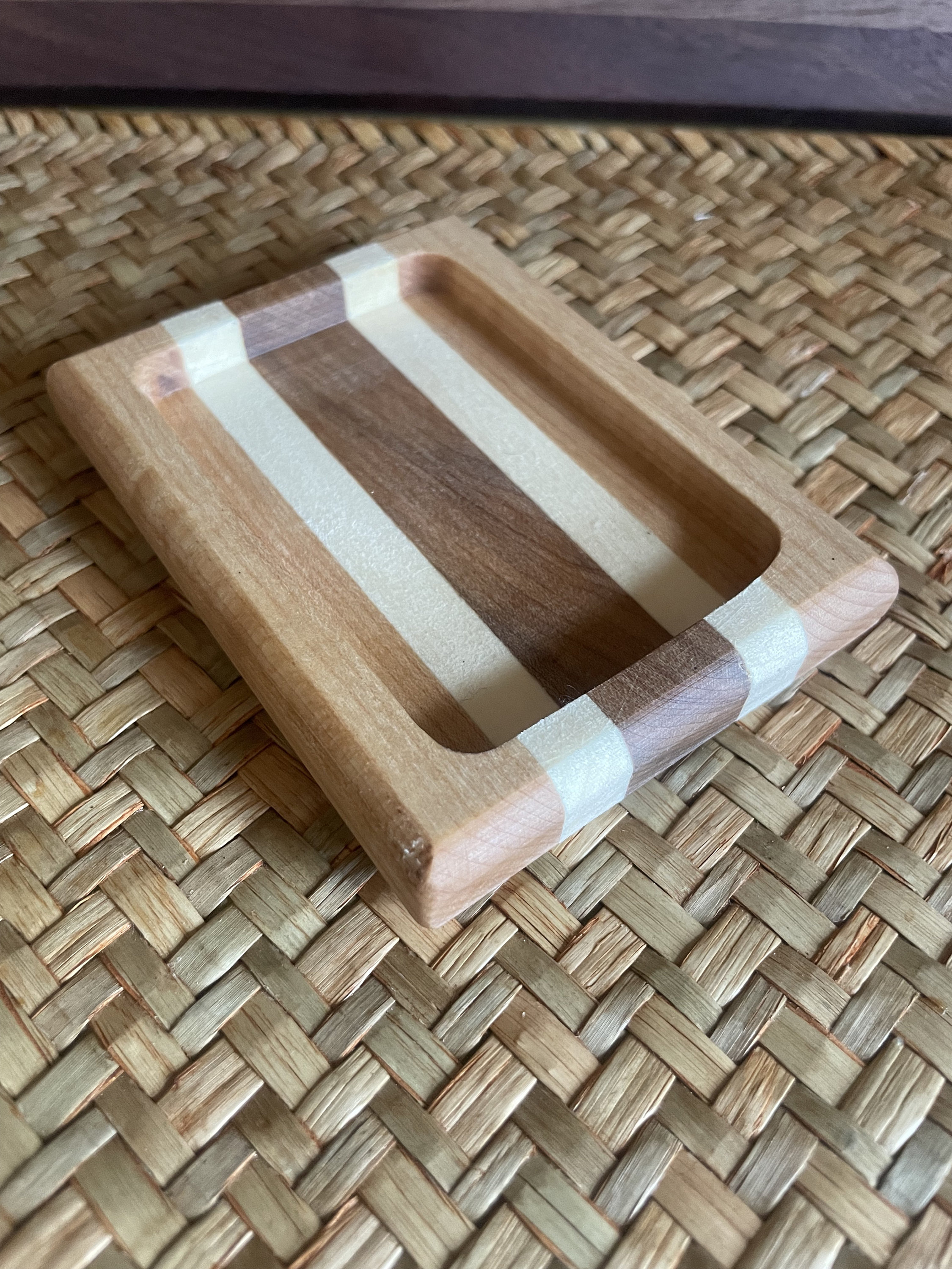 Wooden Ring Dish and Earring Tray Small Jewelry Dish Etsy