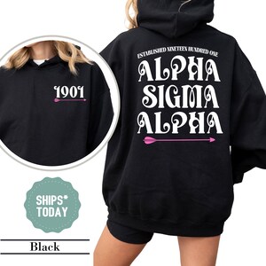 Alpha Sigma Alpha Retro Luster Sorority Sweatshirt - ASA Merch - Big Little Basket - Sorority Apparel - Sorority Gift - Custom Crewneck