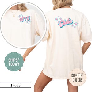 Kappa Alpha Theta Fizzy Font Sorority T-Shirt - THETA Sorority Shirt - Big Little Gift - Sorority Letters - Greek Gifts - Preppy Shirt