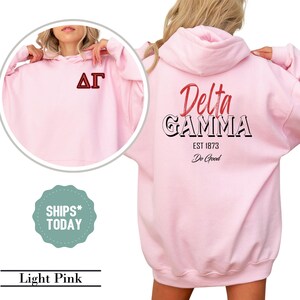 Delta Gamma Sisterhood Inspire Sorority Sweatshirt - Dee Gee Sorority Apparel - Delta Gamma Sweatshirt - Sorority Gifts - Sorority Letters