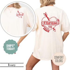Kappa Alpha Theta Arrowed Heart Sorority T-Shirt - THETA Shirt - Sorority Gifts For Little - Big Little Shirt - College Greek Apparel