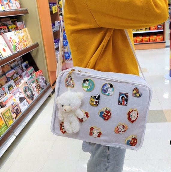 Anime Ita Bag Crossbody: Multi-color Pin Display Bag - Etsy