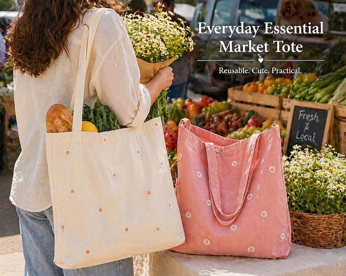 Market Pink Bags - Etsy