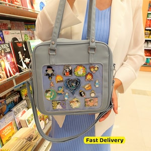 Ita Bag Crossbody, Ita Bag Shoulder, Pin Bag Crossbody, Pin Collector Bag, Ita bag, Pin display bag.