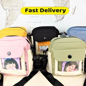 Kleine Tasche, Ita Bag Crossbody, Mini Geldbörse, Fenstertasche, Itabag, Mini Crossbody Bag für Handy Geldbörse, wasserdicht, leicht.