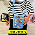 Classic Size ita Bag Crossbody, 8 Colors,Small Anime Ita Bag, Mini ita Shoulder Bag, Small Window Bag, Pin Display Bag.
