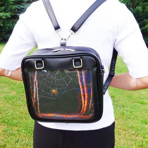Ita Bag Backpack Colorful Style Inserts, 3 Carries Style Versatile Itabag  Shoulder and Crossbody. All patterns using AI tools.