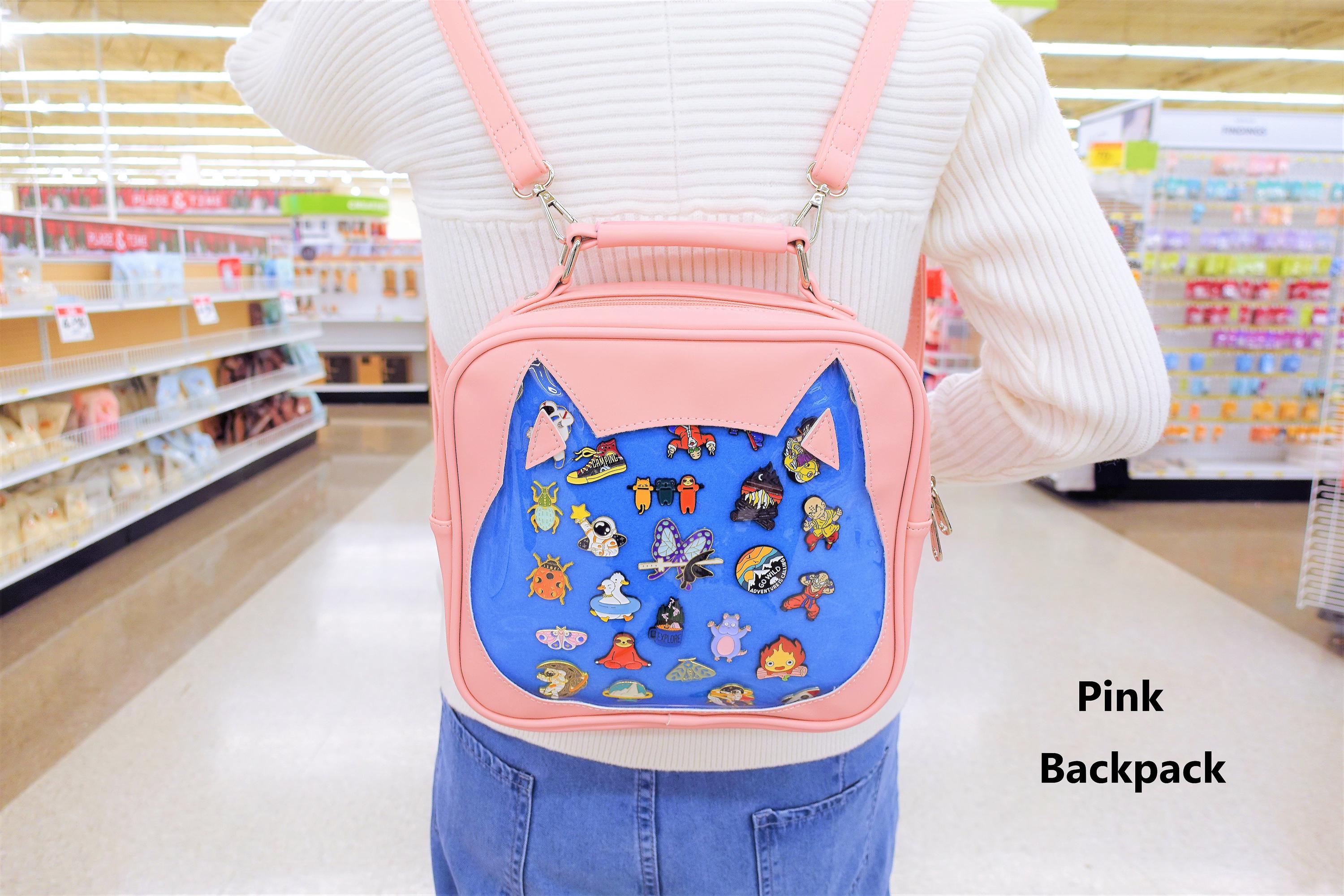 Kawaii Cat Ita Bag – 3-way Wear Backpack, Crossbody 