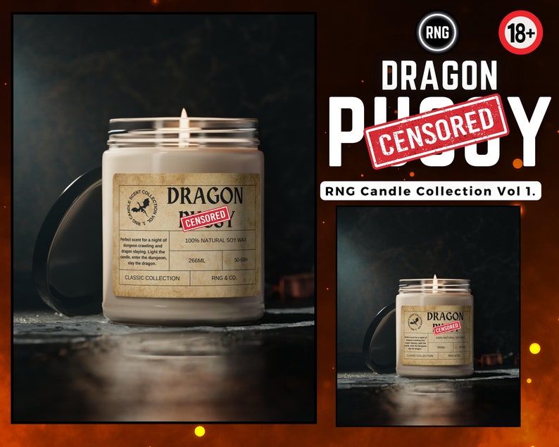 Dragon PY Candle, Fantasy Candle, DND Candle, Halloween Candle, Halloween Gift, Dungeons and