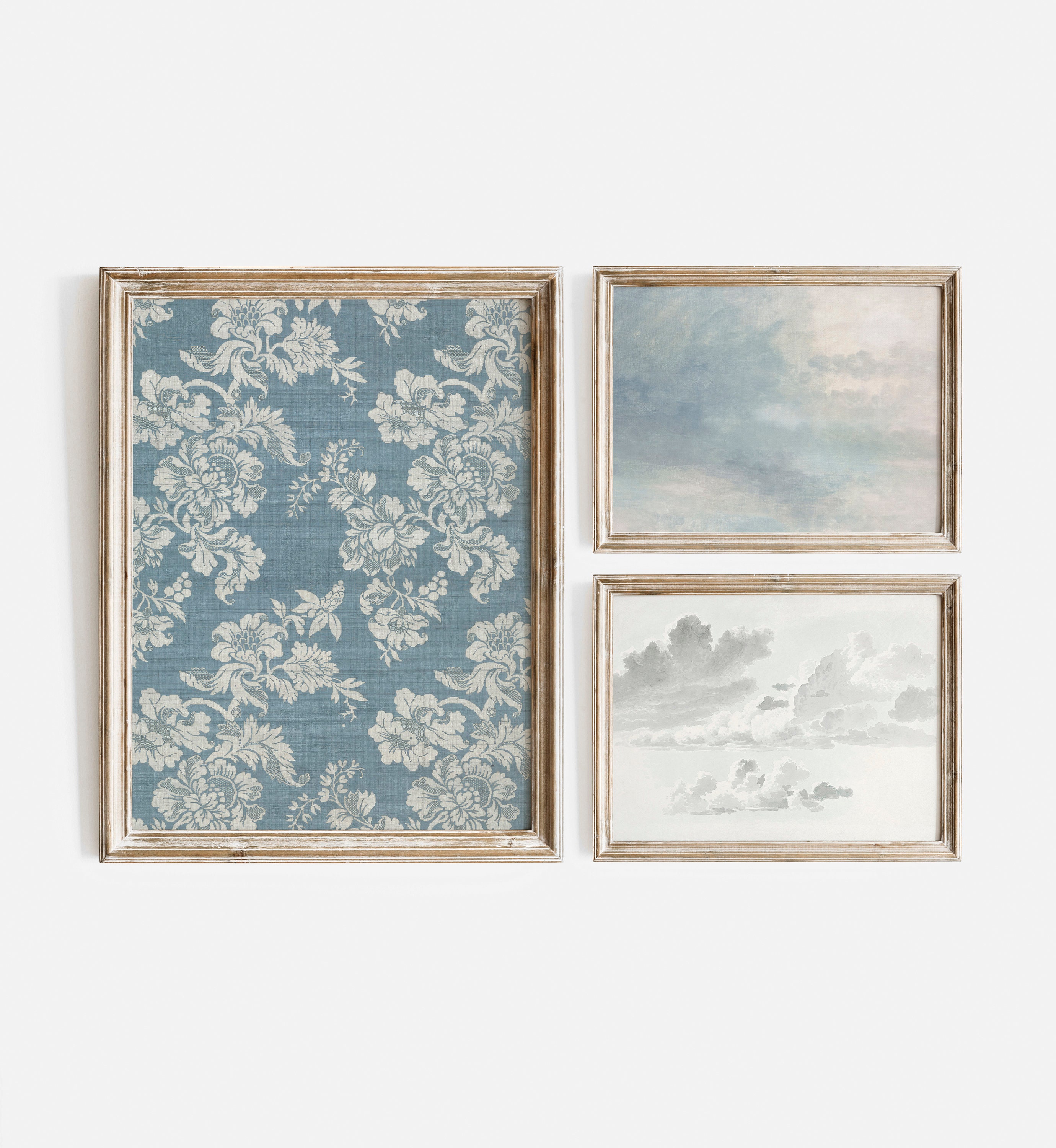 Blue French Cottage Gallery Wall Art Set | Vintage Printable Prints ...