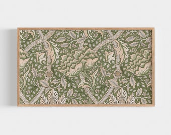 Samsung Frame TV Art | Vintage Paisley Tapestry | Antique Pattern Art | Digital Download