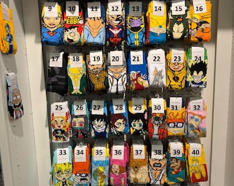 Mix & Match Cartoon Socks | Fun Animal, Food Socks | Unisex Cotton Socks Size 5–12 | Cute Gift Under 25, Mix and Match 3 pairs for 23 only