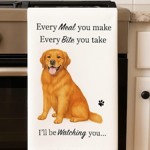 100% Cotton Kitchen Towel – Dog & Cat Breed Print | 18"x26" Pet Lover Gift, Cute Kitchen Decor, Animal Tea Towel