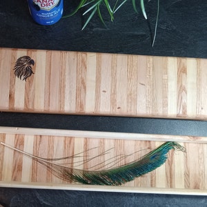 Decorative box/keepsake/feather box,&#39;eagle&#39; eclectic, modern rustic box with friction fit lid.  Willow, aspen, Customize, one-of-a-kind