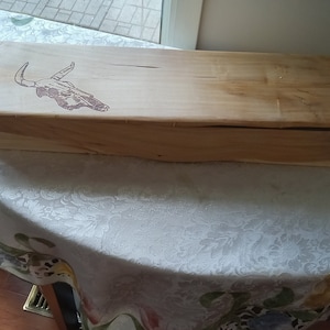 Decorative box/keepsake/feather box, &#39;bison skull&#39; eclectic, modern rustic box with friction fit lid.  Willow, aspen, one-of-a-kind