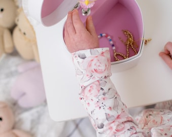 Heart Shaped Musical Ballerina Jewellery Box