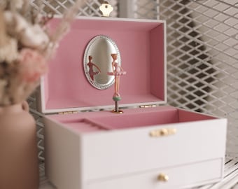Not personalised - Musical Ballerina Jewellery Box