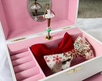 Brown Skin-toned Ballerina | Personalised Musical Ballerina Jewellery Box