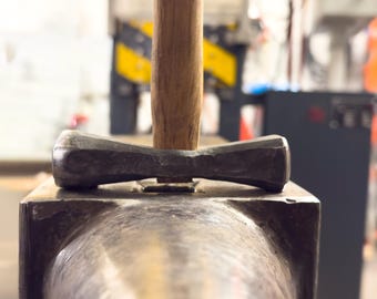 Silberschmiede, Goldschmiede, kleiner Hammer, Schmiedehammer, Handwerkzeuge, Kugelhammer, mit Robinien Holz Stiel, Juwelier Werkzeug