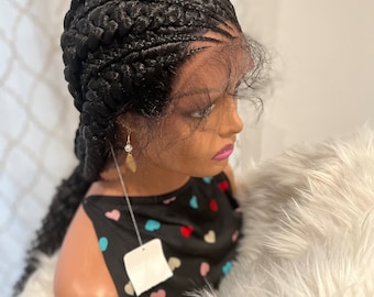 Hair By Tomrose - Peluca trenzada de maza de tejido de Ghana de 38 pulgadas