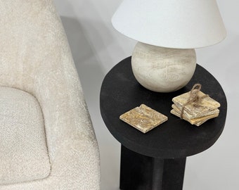 Travertine Stone Coasters | Set of 4